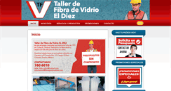 Desktop Screenshot of fibradevidrioeldiez.com